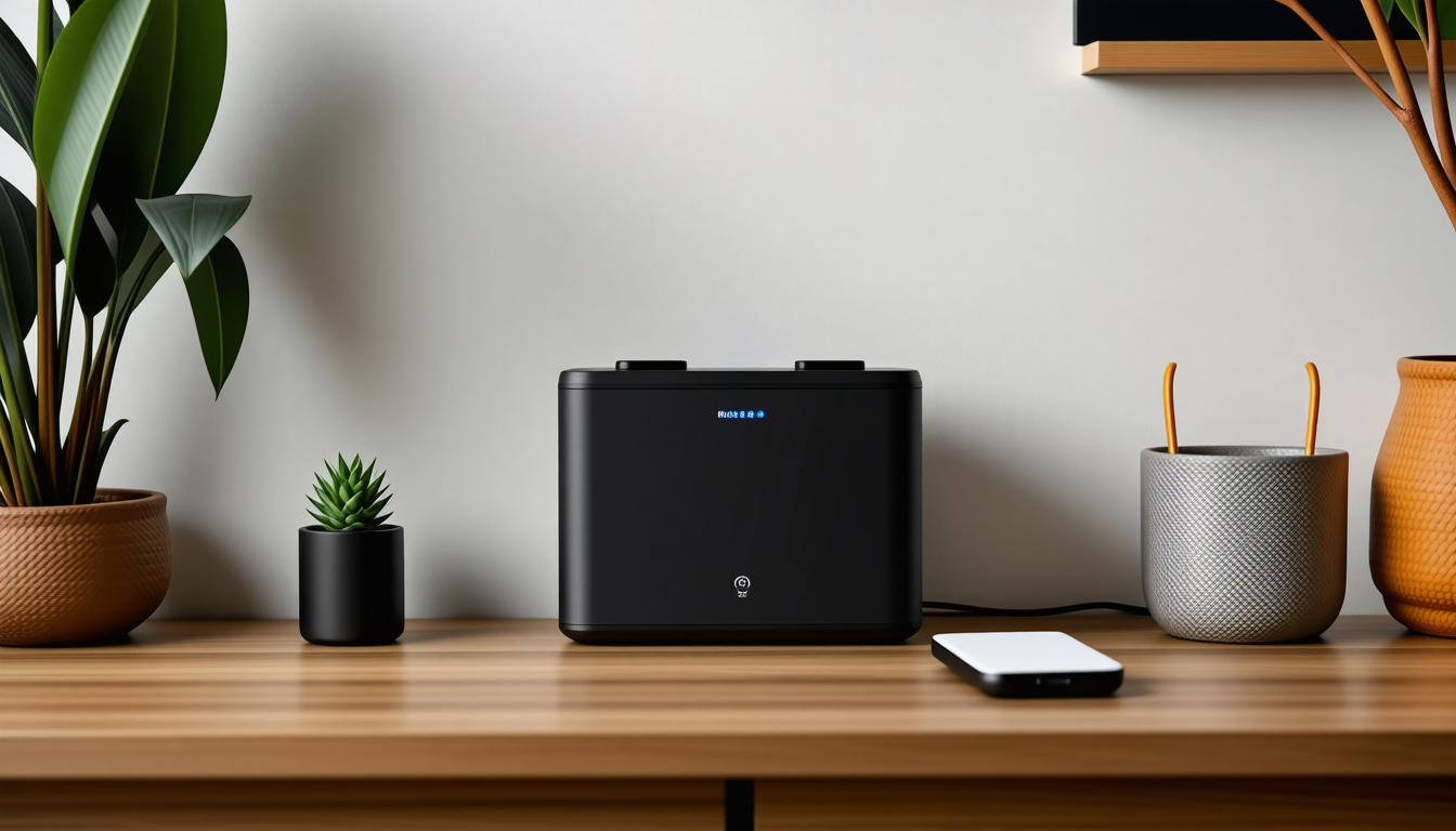 A tidy modern home interior with a battery backup powering everyday d… for nickel cadmium battery
